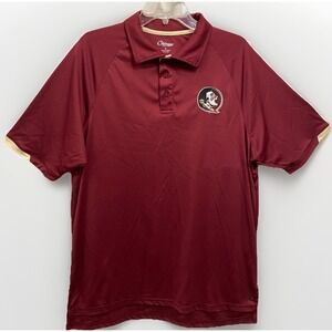Chiliwear Florida State Seminoles Men's Size Large Polo Shirt  Lightweight‎